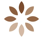 healthy senior logo flower